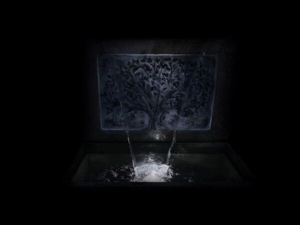 Tree of Life Wall Fountain Garden Cement Cascading Decorative